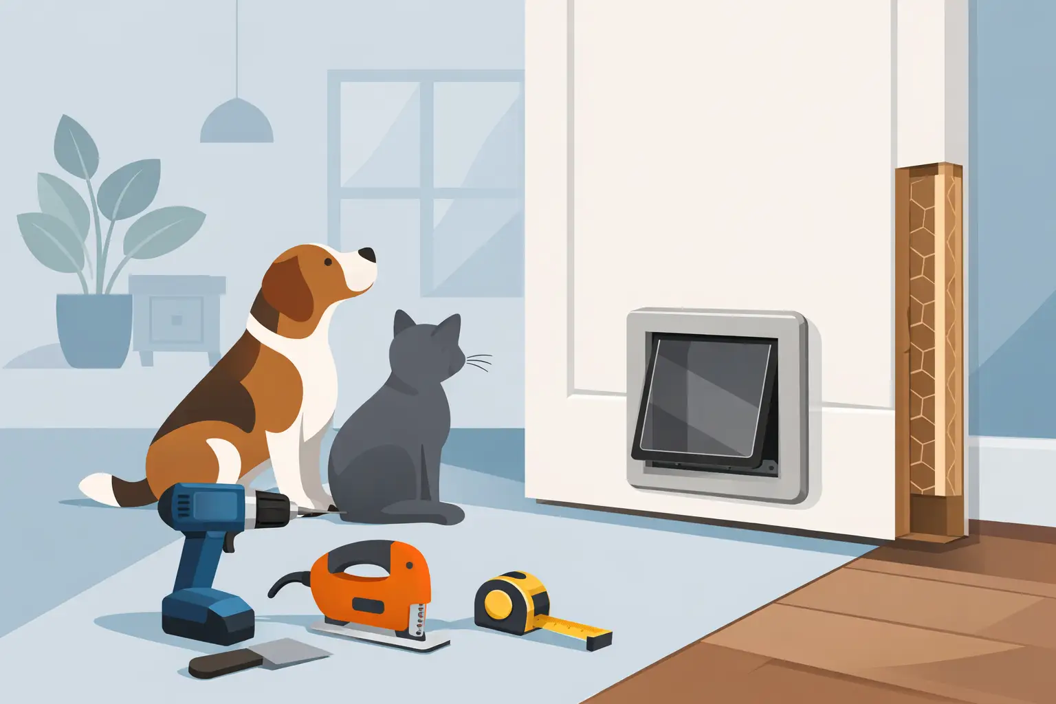Can You Install a Pet Door in a Hollow Core Door?