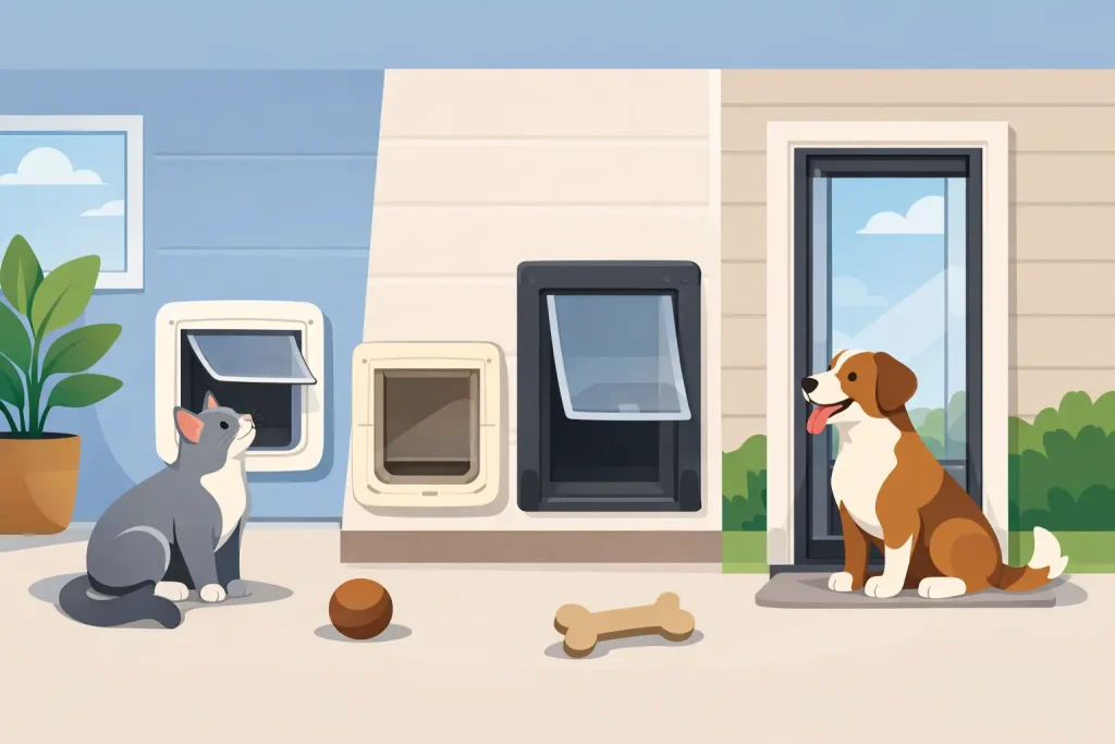 Choosing a Pet Door for Cats and Dogs