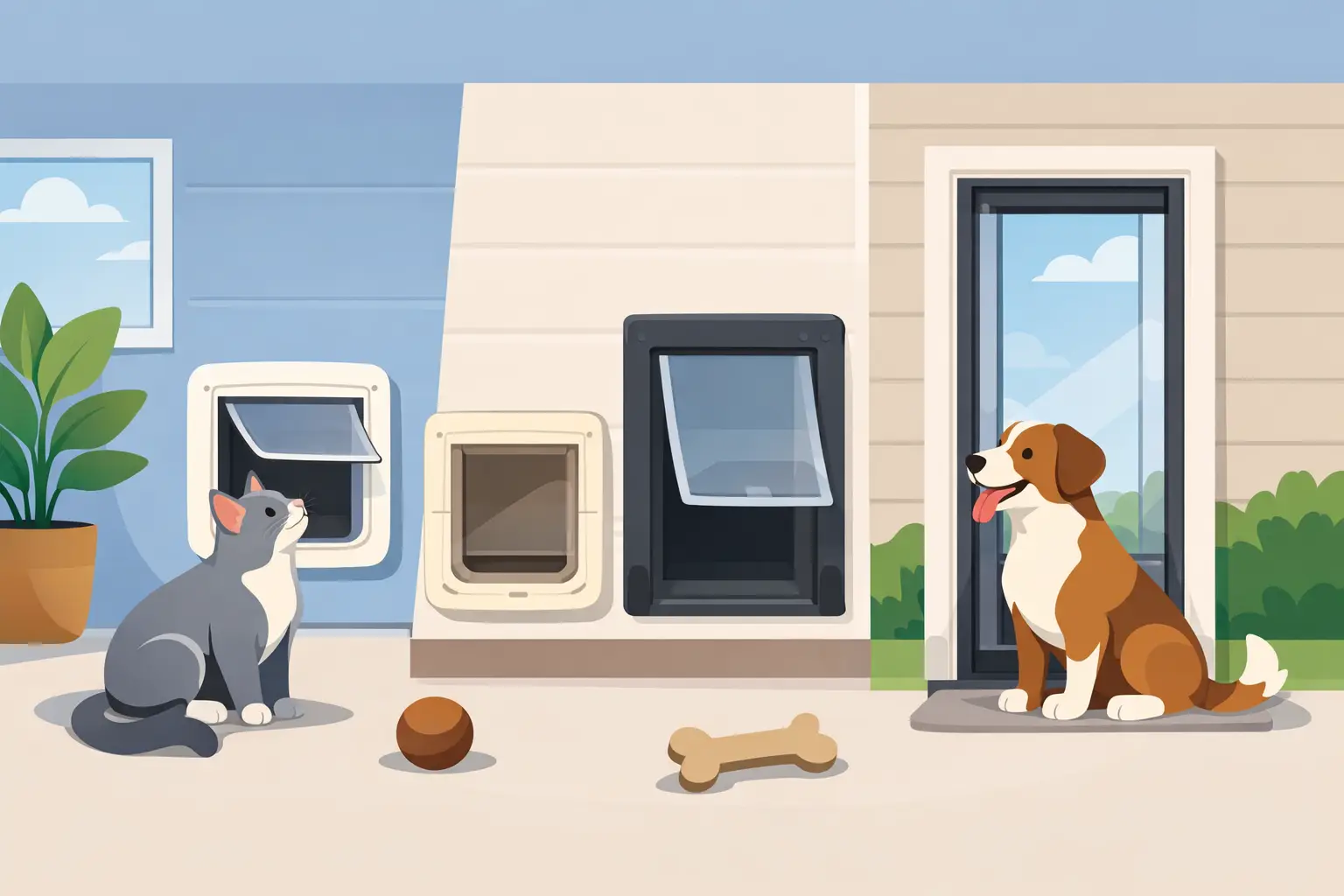 Choosing a Pet Door for Cats and Dogs