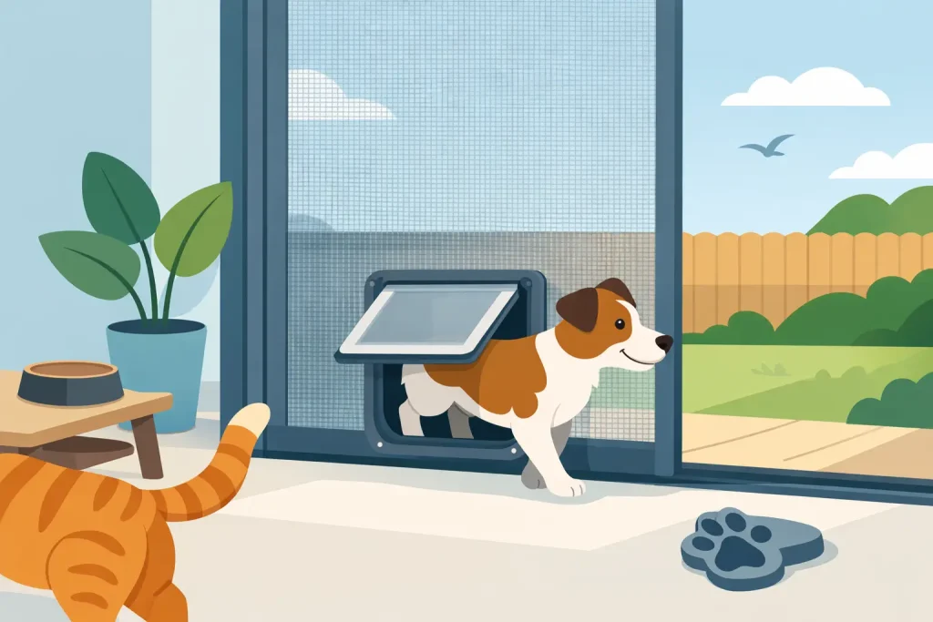 Pet Doors for Fly Screens: What Works