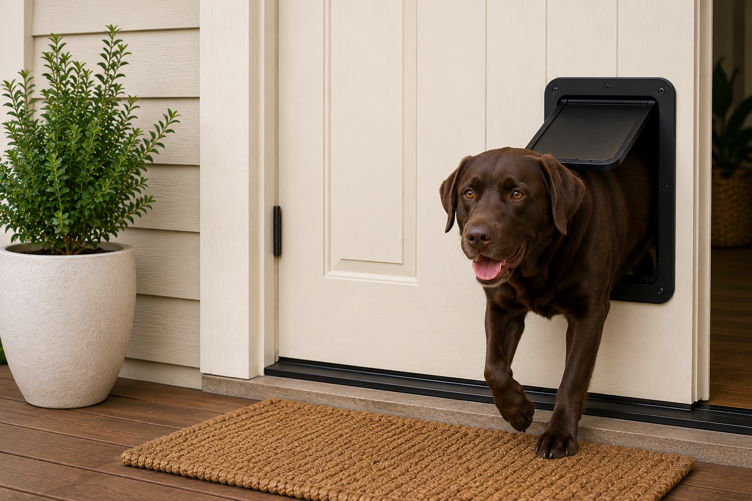 Best Pet Doors for Solid Timber