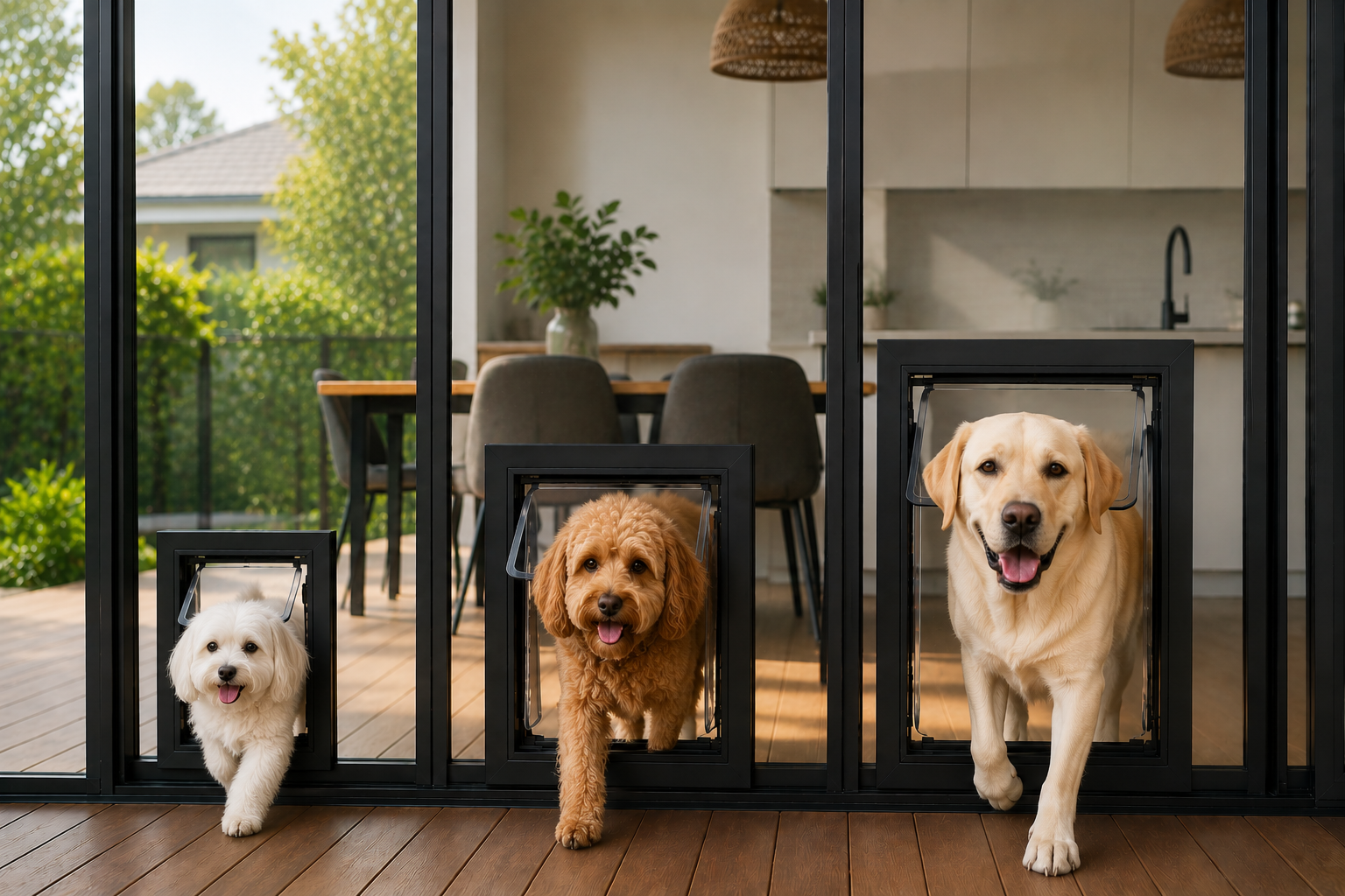 How to choose pet door size properly