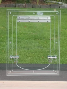 Premium Underbelly cat flap with minimalist design for glass doors