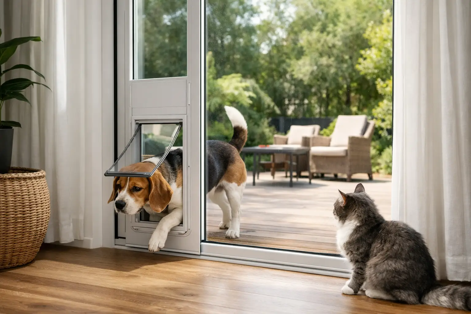 Choosing a Pet Door for Sliding Doors